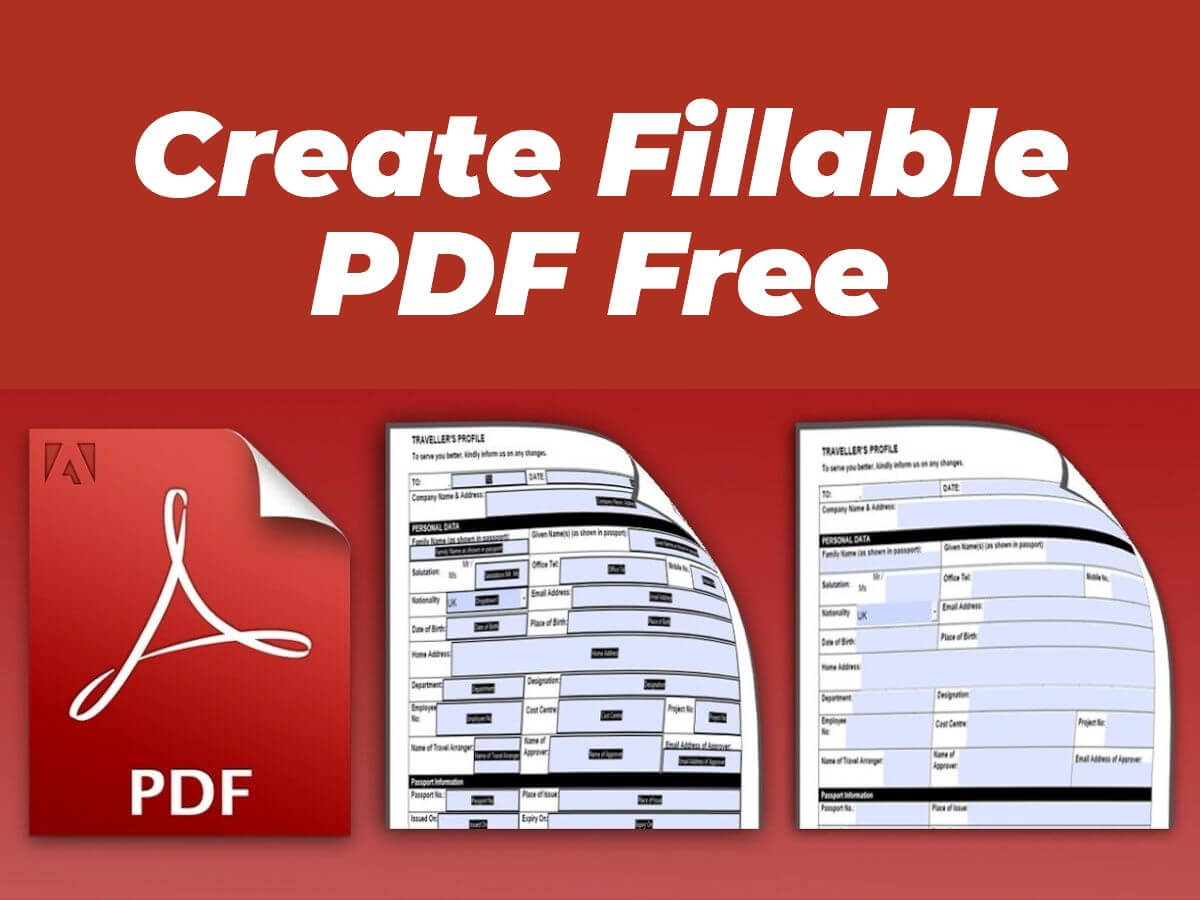 Create Fillable PDF Free