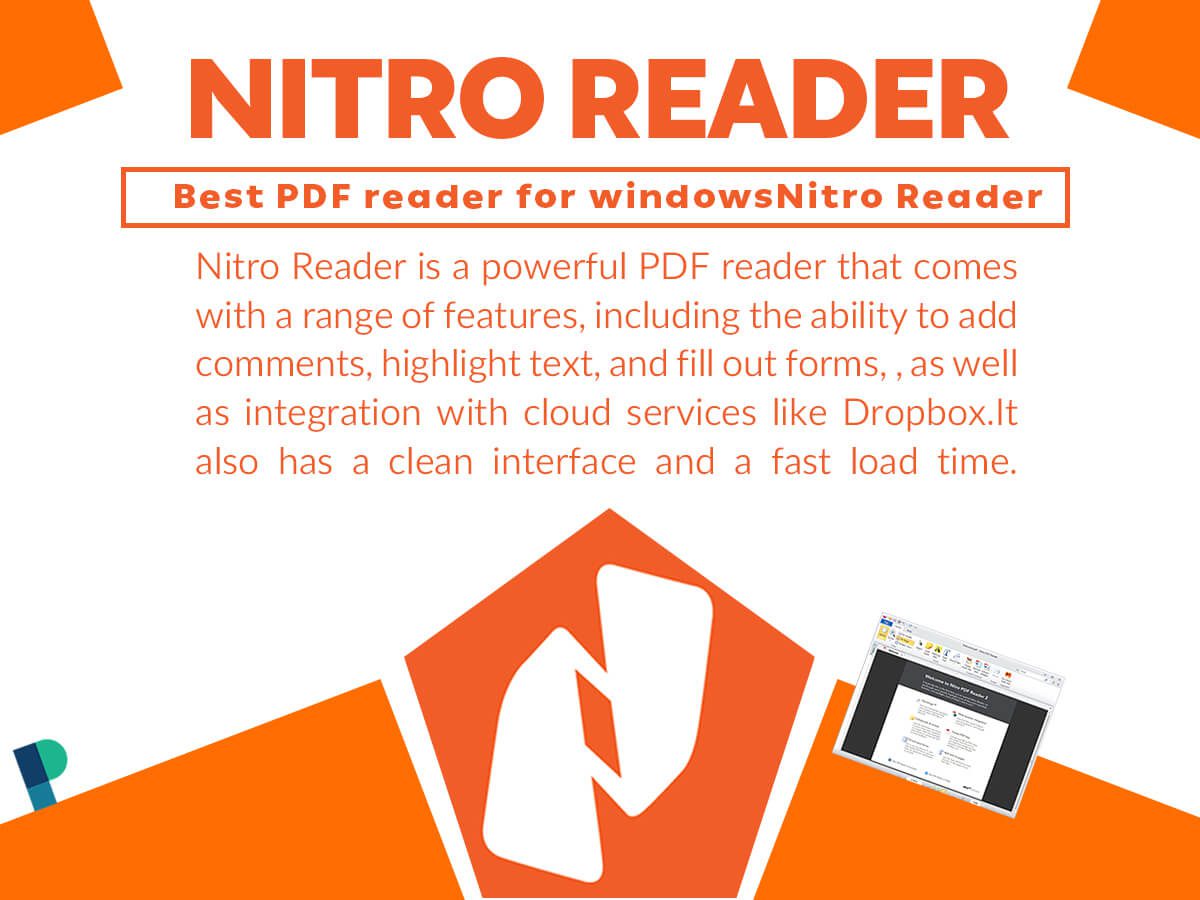 Nitro Reader- best pdf reader