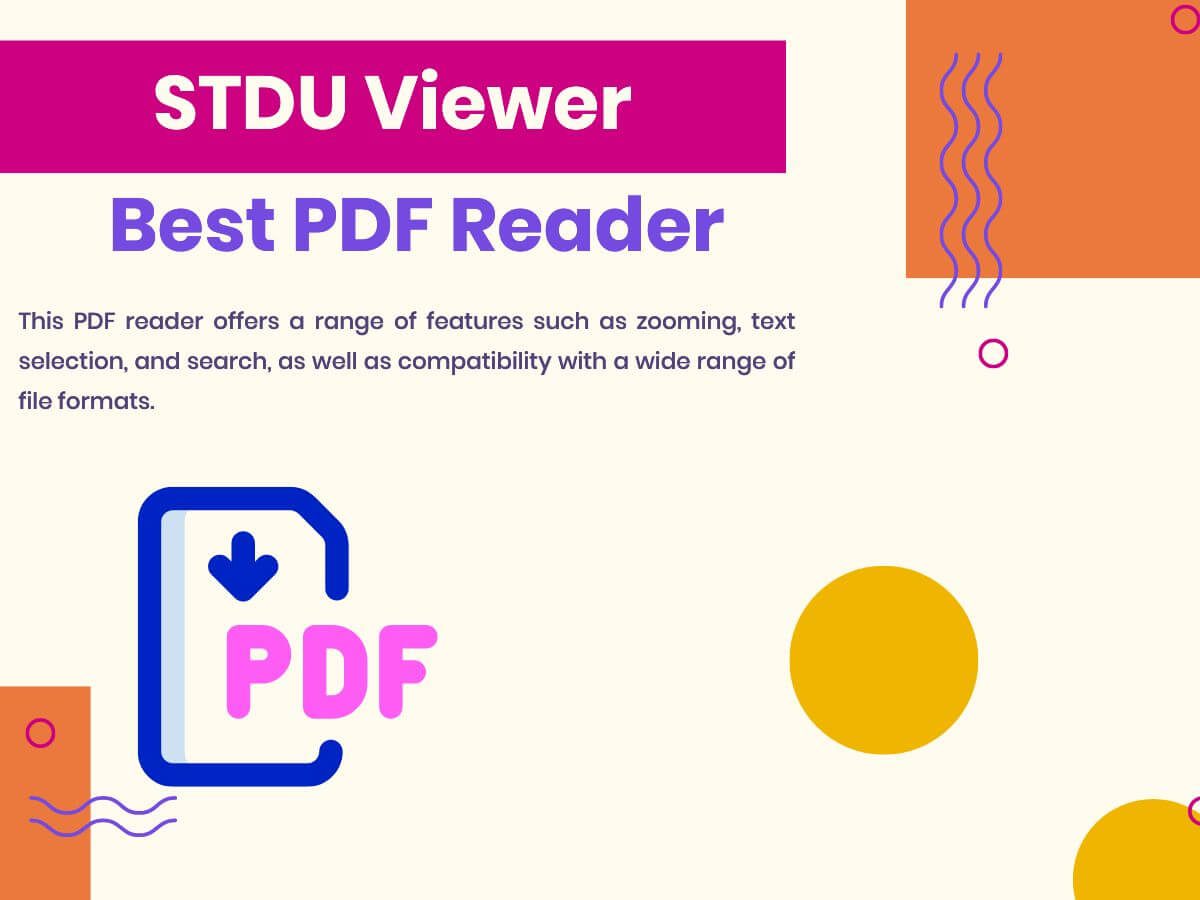 best pdf reader- STDU Viewer
