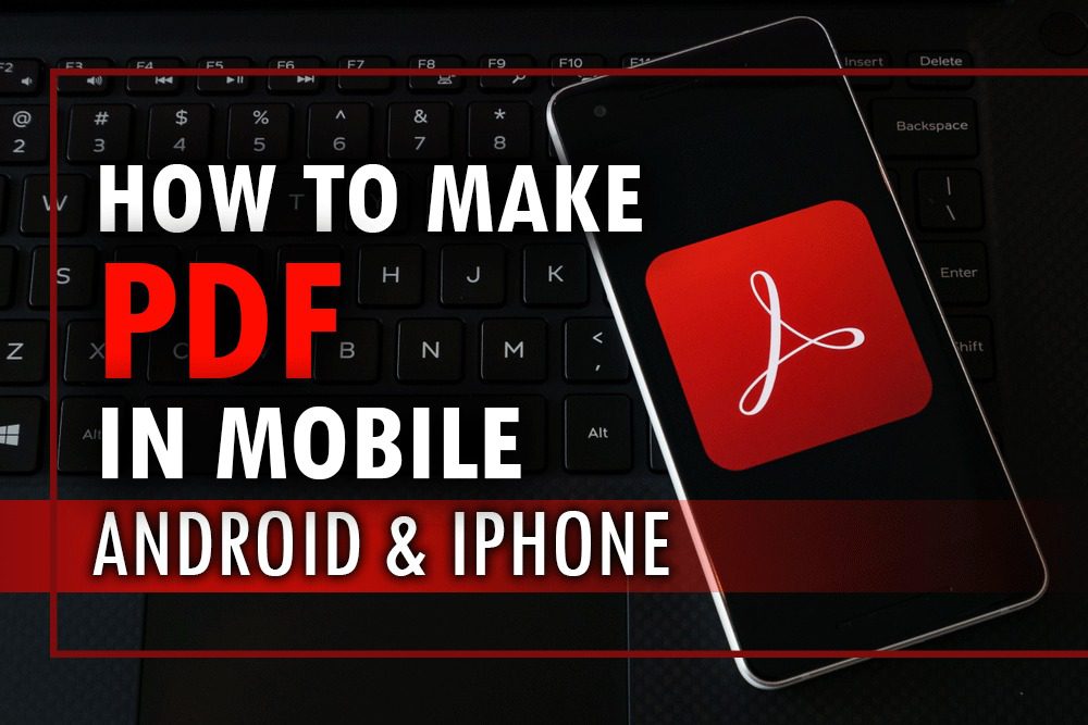 How to craft PDF files on the phone