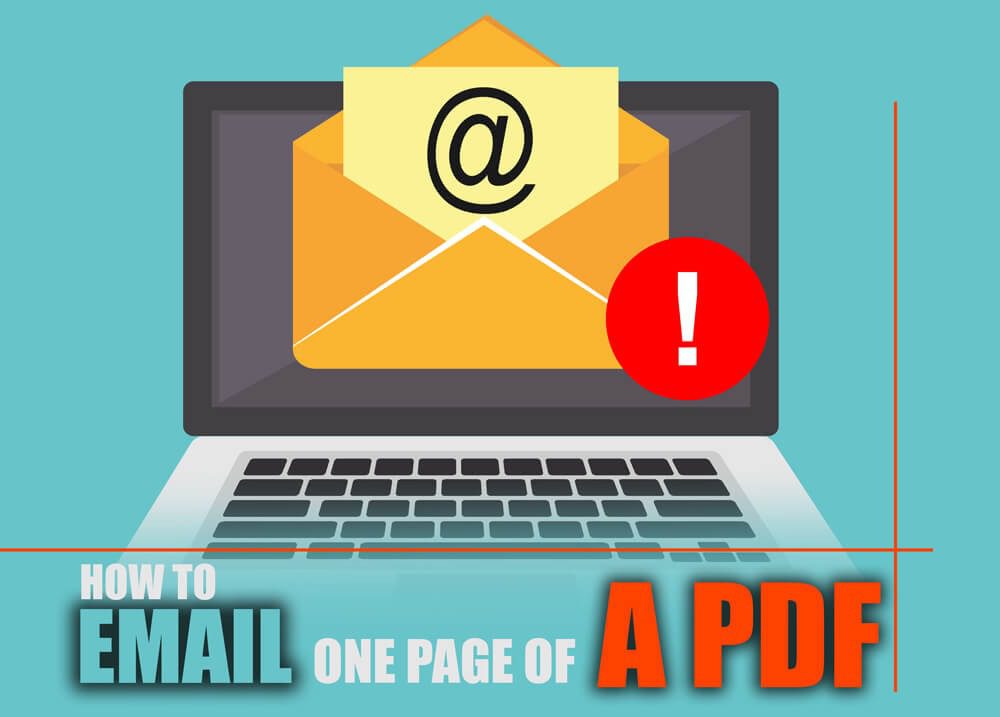 How to email one page of a pdf