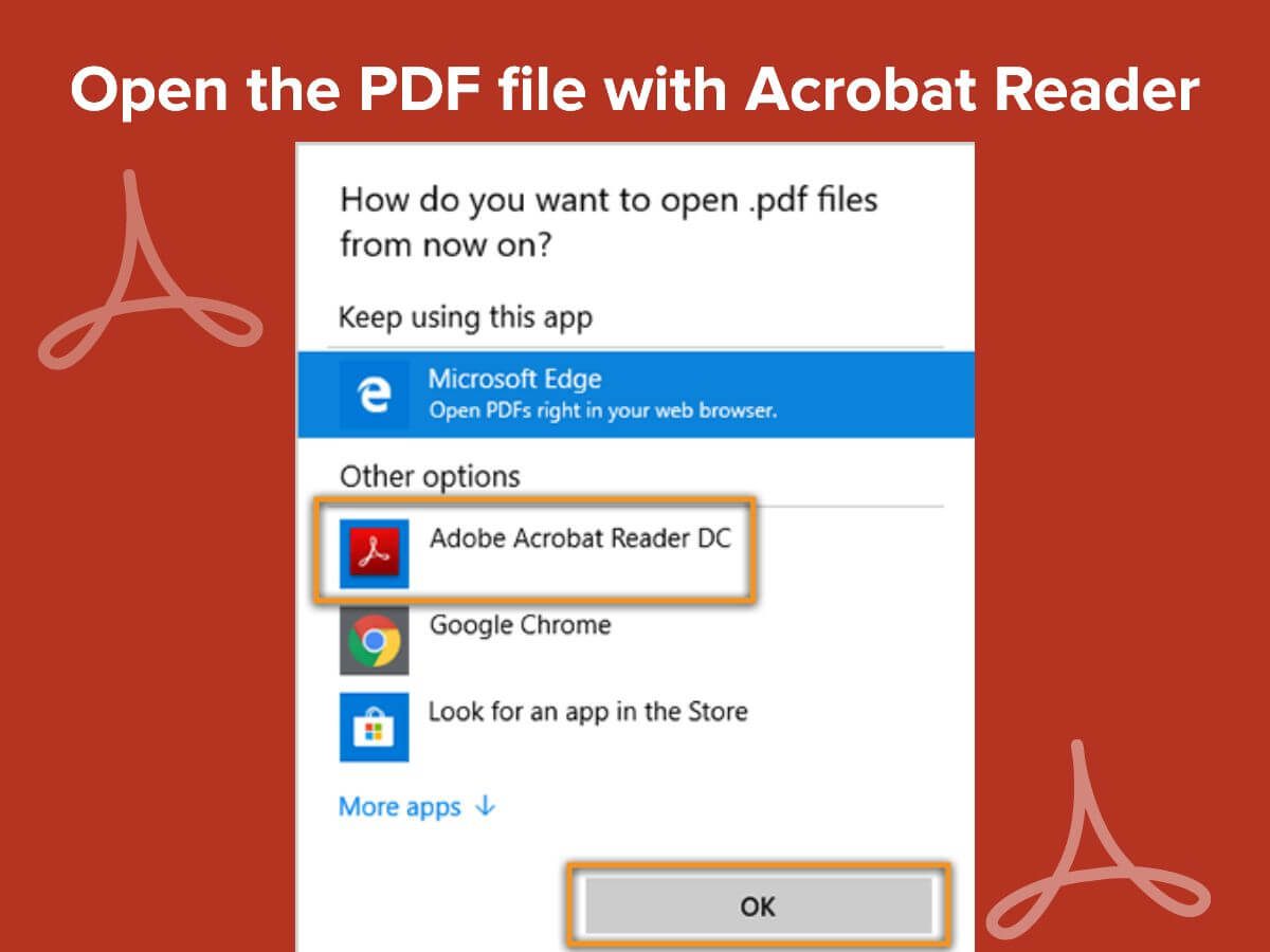 Put a password on a PDF-Open the PDF file with Acrobat Reader