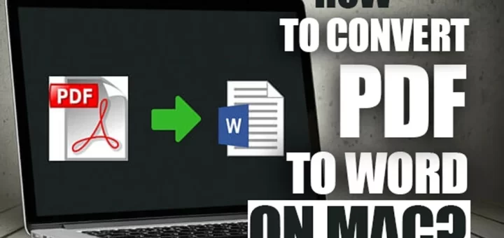 How to Convert PDF to Word on Mac