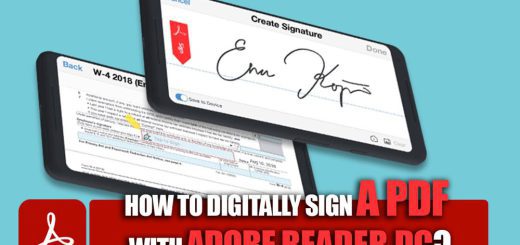 How to Digitally Sign a PDF With Adobe Reader DC