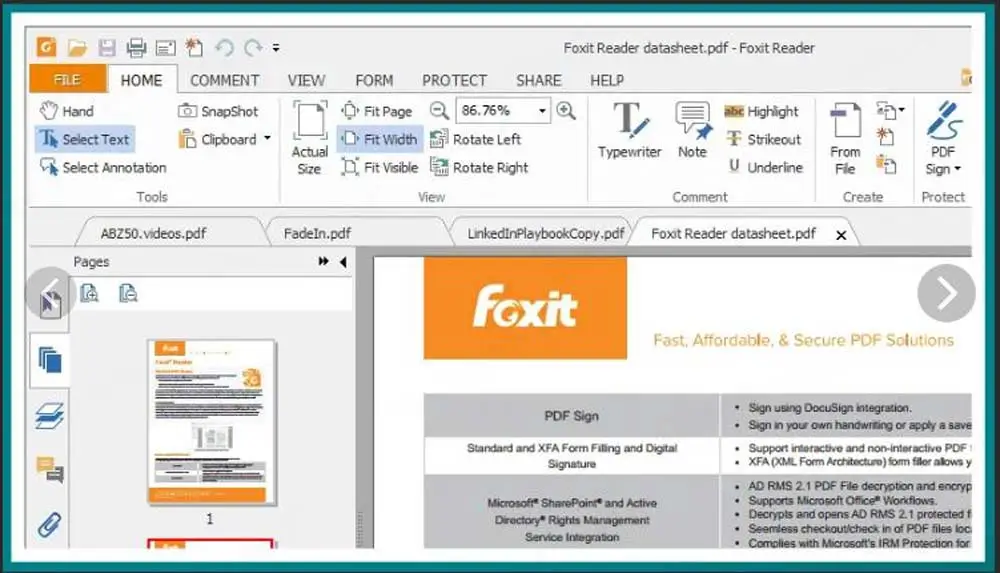 How do I combine PDF files in Foxit PDF Editor