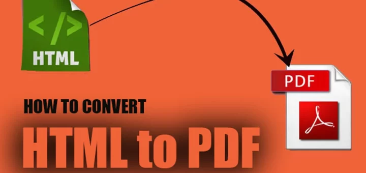 How to Convert HTML to PDF in Windows?