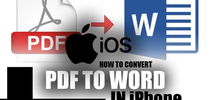 How to Convert PDF to Word on iPhone (iOS 10 &11)?