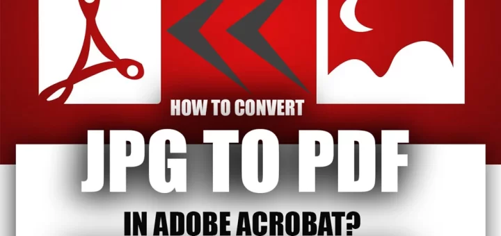 How to convert JPG to PDF in adobe acrobat