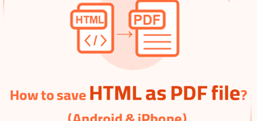 How to save HTML as PDF file? (Android & iPhone)