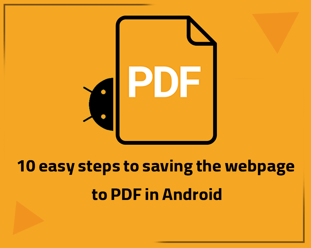 save webpage as pdf android