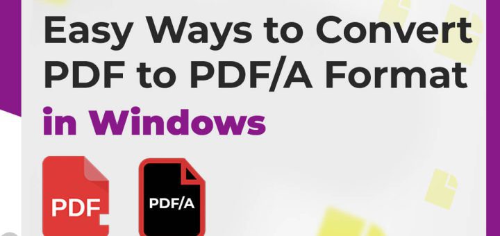 Convert PDF to PDF/A Format in Windows