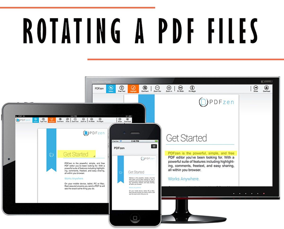 How to rotate PDF files with and without Acrobat