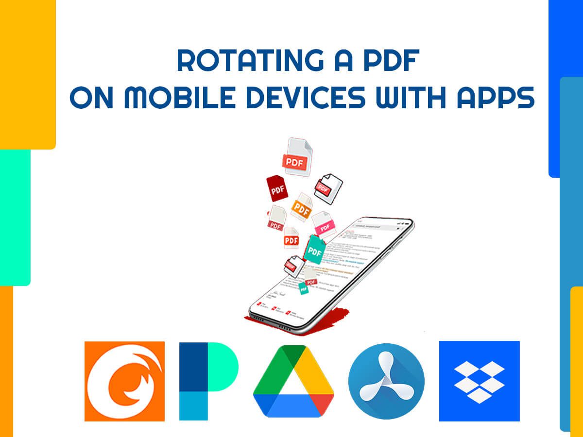 Rotating a PDF on Mobile Devices with Apps