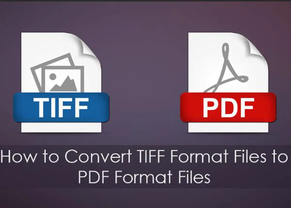 convert your Tiff to PDF