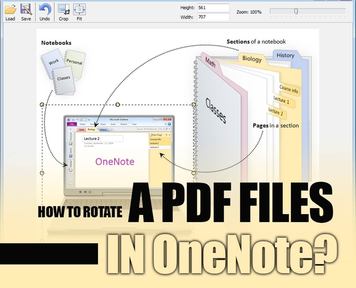 How to Rotate a PDF in OneNote