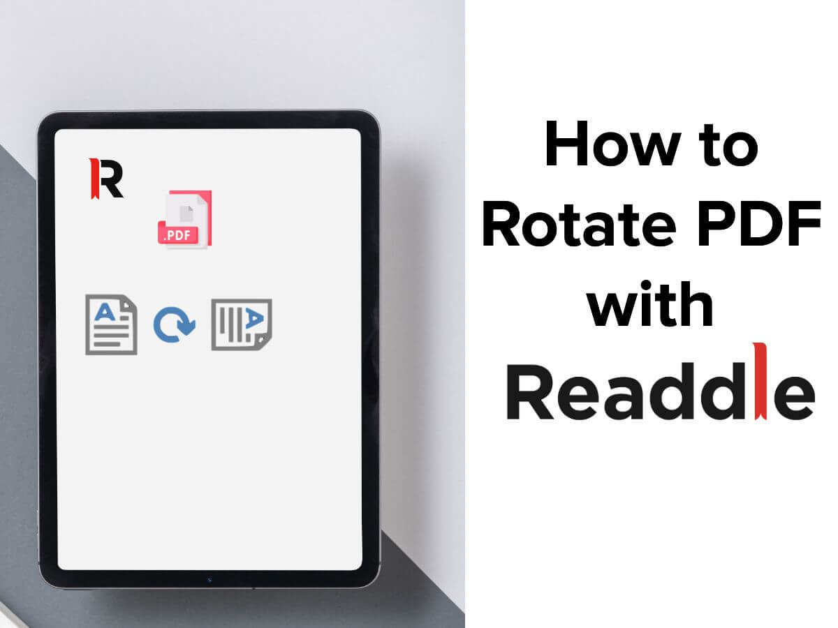 How to Rotate a PDF on iPad with Readdle  