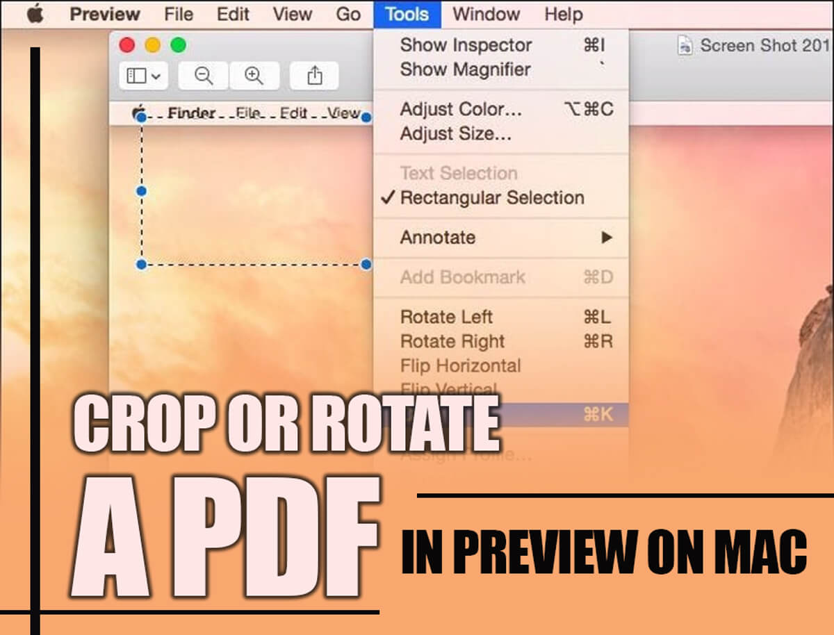 All you need to know about cropping and rotating PDFs on Mac Preview