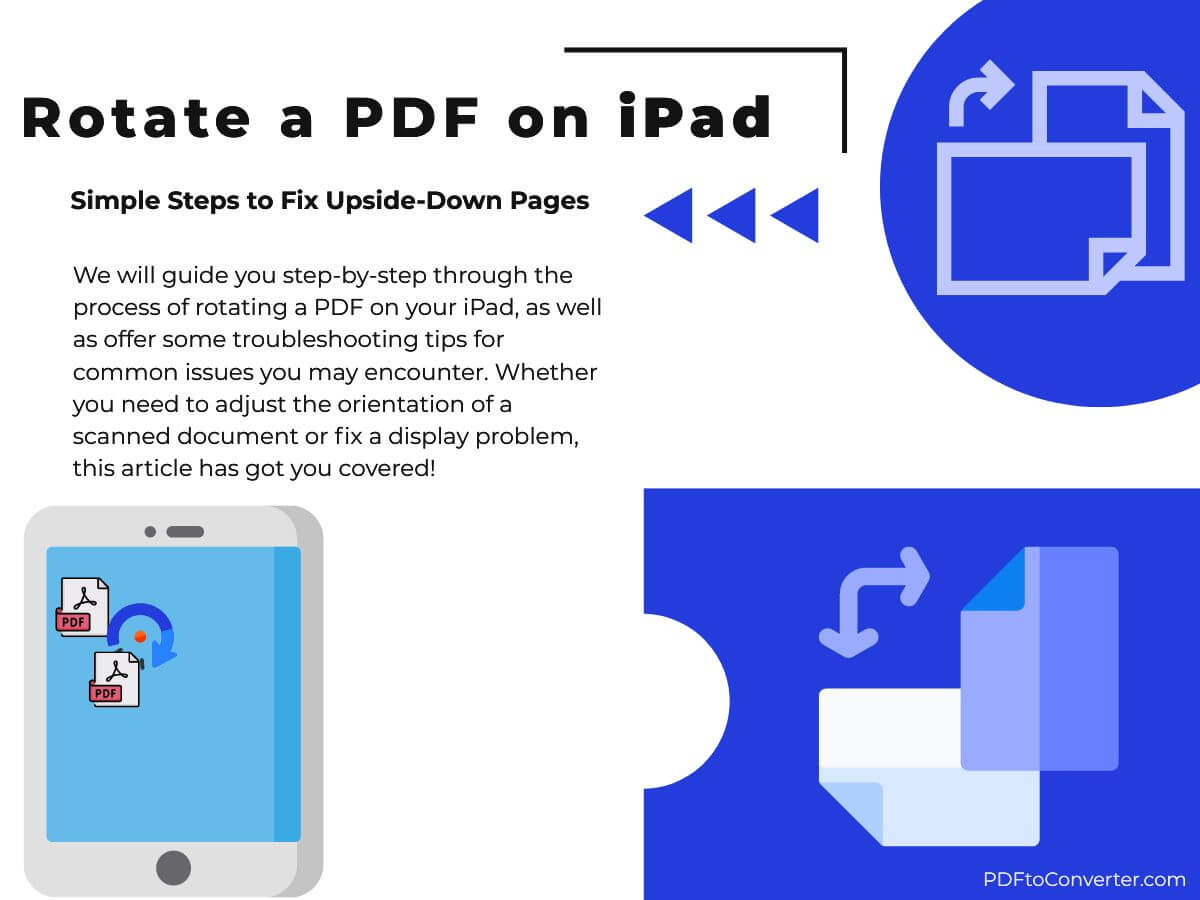 rotate pdf ipad free