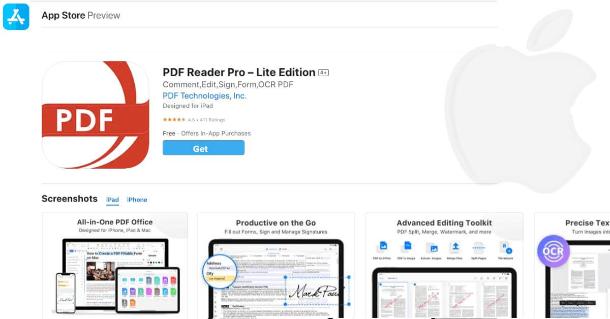 Best free PDF readers for iPhone-PDF Reader Pro