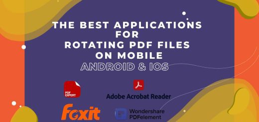 The Best Applications for Rotating PDF Files on Mobile
