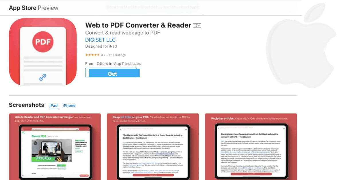 Web to PDF Converter and Reader‬‬‬-Best pdf reader for iPhone and IOS