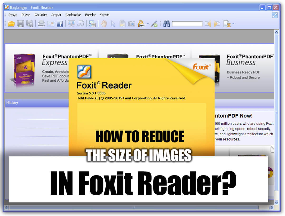 how to resize pdf file in foxit reader